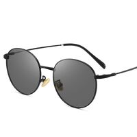 Очки металлические фотохромные с защитой от синего света 9611-2-GT