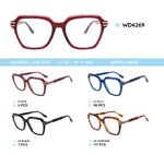 Plastic acetate eyeglasses frame for women WD4269