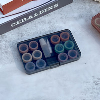 Мининабор с контейнерами для хранения контактных линз J6006, 6шт