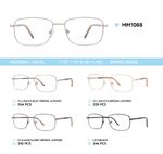 Metal men's frame for glasses MM1088