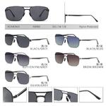 Polarized metal sunglasses with nylon lenses for men Romonis R8968-R