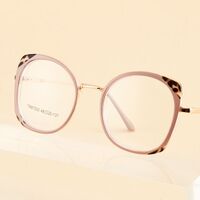 Combined frame (metal + TR90) or glasses with blue light protection, with spring hinges FA87200