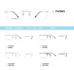 Titanium frames rimless TW1002