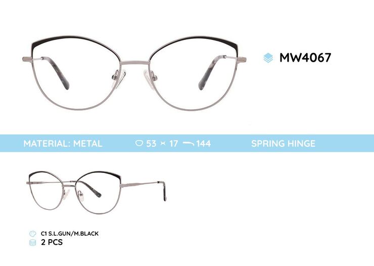 Оправа для очков металлическая женская MW4067