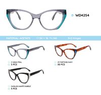 Plastic acetate eyeglasses frame for women WD4254