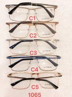 Metal frame for glasses with spring hinges Defile D1065
