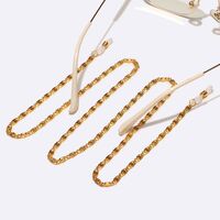 Gold-colored metal non-slip chain, for glasses and masks GL1572