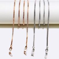 Металлическая нескользящая цепочка, комплект из 2-х предметов, для очков и масок GM004