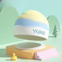 Шапочка для плавания силиконовая водонепроницаемая детская GJ567-YU