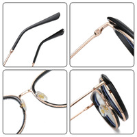 TR90 plastic frame or glasses with blue light protection, with spring hinges FA87007 