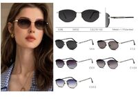 Солнцезащитные поляризационные металлические очки Leke LK34032