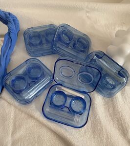 Mini set for a soft contact lens AS763克莱因蓝