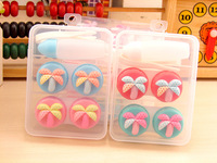 Mini set with contact lens cases XF-35shu, 2pcs