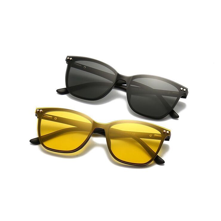 TR90 plastic frame + polarized sun protection magnet clip-on El Dorado EL2360