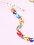 Acrylic mixed color glasses chain GB011