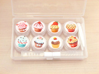 Mini set with contact lens cases HQ4Cake, 4pcs