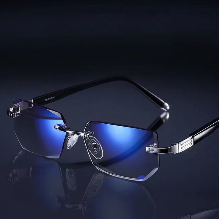 Очки металлические для чтения P7030D (KY6021-8045), диоптрии от +1.00 до +4.00, РМЦ=62-64