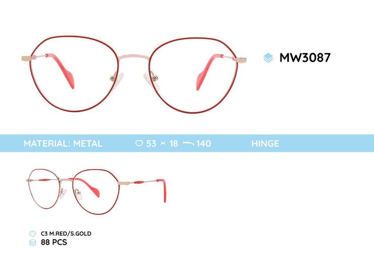Оправа для очков металлическая женская MW3087