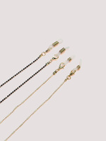 Colorful glasses chain set of two-piece golden and silver GM045