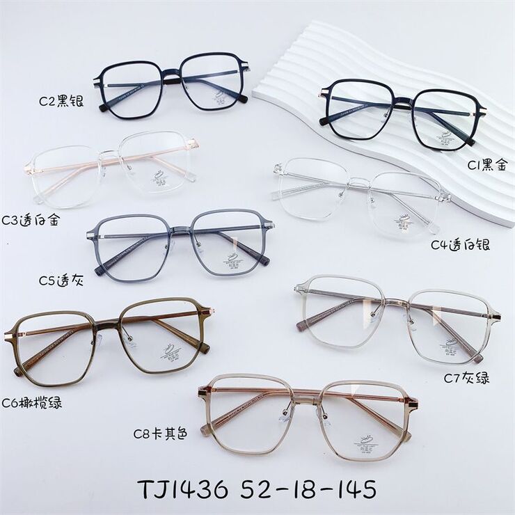 Hybrid frame, metal +tr90, with Blue Block protection SANTA TJ1436