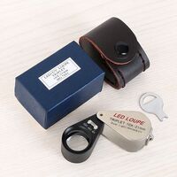 Folding magnifier with universal backlight 7802-10倍-XX, diameter: 21 mm, magnification: 10X