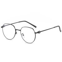 Metal glasses with blue light and UV protection 9652-3-GT