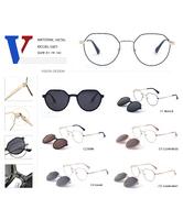 Metal frame + polarizing sun protection clip-on 5601-DA