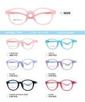 TR90 plastic eyeglasses frame for kids 9009