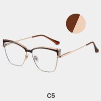 Combined frame (metal + TR90) or glasses with blue light protection, with spring hinges FA87267