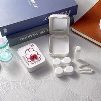 Soft contact lens kit with 3 containers XY-D80两副兔子蝴蝶结