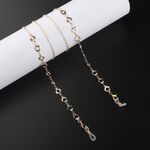 Gold-colored metal non-slip chain, for glasses and masks GL949