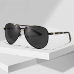 Очки металлические фотохромные с защитой от синего света 2870-GT