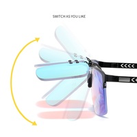Polarized sunglasses clip-on for colorblind people
