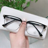 Оправа полуободковая комбинированная (металл + TR90) с линзами Blue Ray Cut MAMO H17016