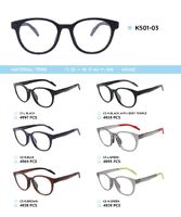 TR90 plastic eyeglasses frame K501-03