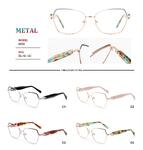 Metal frames for glasses with spring hinges Big City RD9029