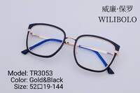 Оправа металл + TR90 ультратонкая женская с флексом Wilibolo TR3053