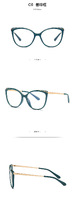 Plastic frames for glasses TR90+CA material (flex hinges) FOCUS FCS2052