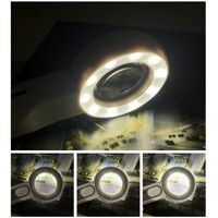 Лупа с универсальной подсветкой, увеличительное стекло с ручкой 3710C-XX, диаметр 37 мм, увеличение: 11X