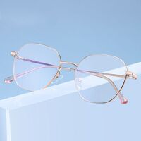 Metal glasses with blue light and UV protection 9649-3-GT