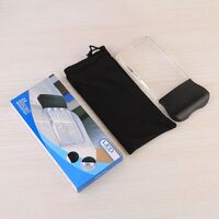 Portable pocket magnifier with backlight 3000, size: 93*57 mm, magnification: 2X