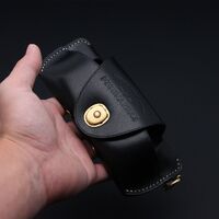 Genuine leather glasses case PGNH024