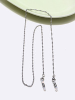 Black glasses chain with pearls GL1376