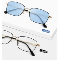 Очки металлические фотохромные с защитой от синего света 9640-GT