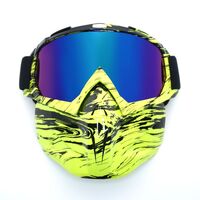 Safety shockproof sports goggles - mask 风镜-鹰嘴面罩转印
