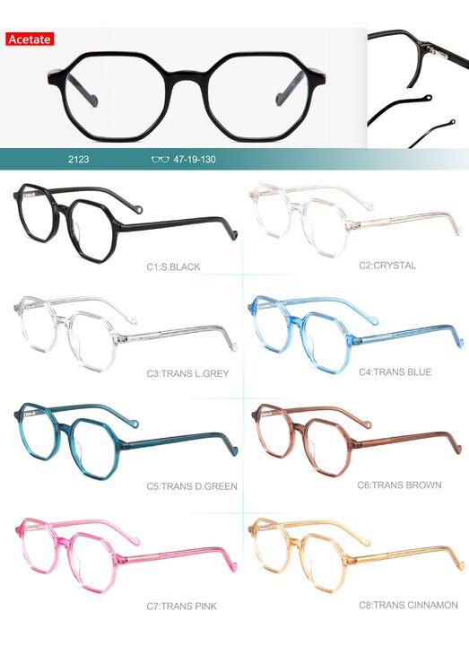 Детские пластиковые оправы из материала ацетат коллекция Big City 2123