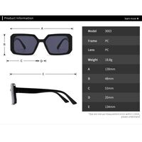 Plastic square sunglasses Elit 3003-EL