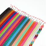 Acrylic non-slip chain, thick concave shape 29 colors, for glasses and masks GB011