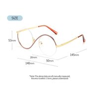 Очки металлические с защитой от синего света 9744-GT