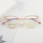 Оправа для очков комбинированная (металл + TR90) с защитой от синего света, с флексом FA87019